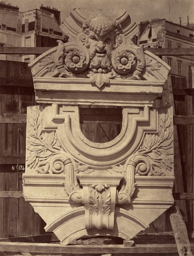 Hervorstehende Tische. Seitengalerien der großen Treppe. von Louis Emile Durandelle