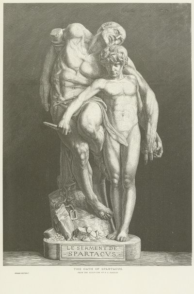 Der Eid des Spartacus von Louis Ernest Barrias