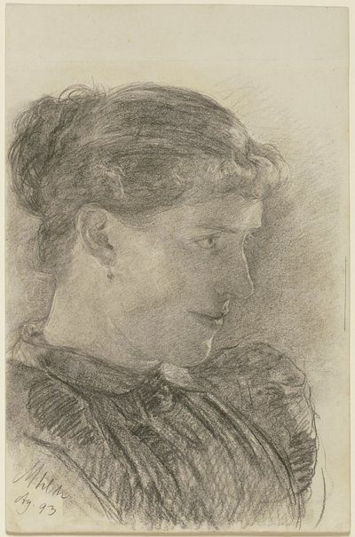 Bildnis der Schwester des Künstlers von Louis Eysen