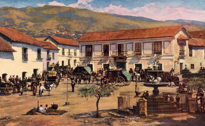 Szene in La Paz, Bolivien von Louis Fairfax Muckley