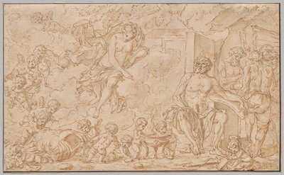 Venus in der Schmiede des Vulkan von Louis Felix de la Rue