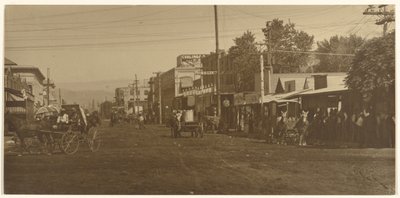 [Coalinga Hotel und Hauptstraße] von Louis Fleckenstein