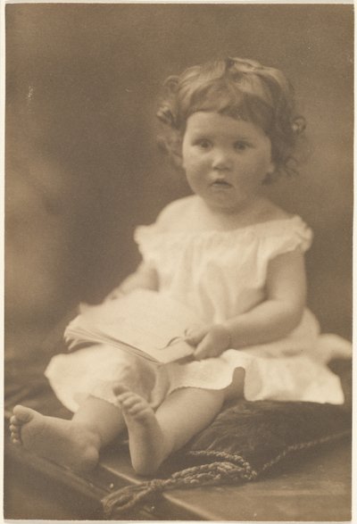 Porträt eines Babys von Louis Fleckenstein