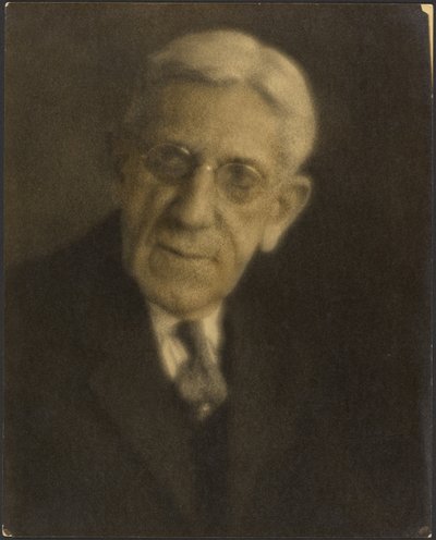 [Porträt eines Mannes mit Brille] von Louis Fleckenstein