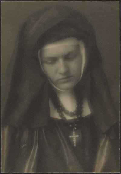 Porträt einer Nonne von Louis Fleckenstein