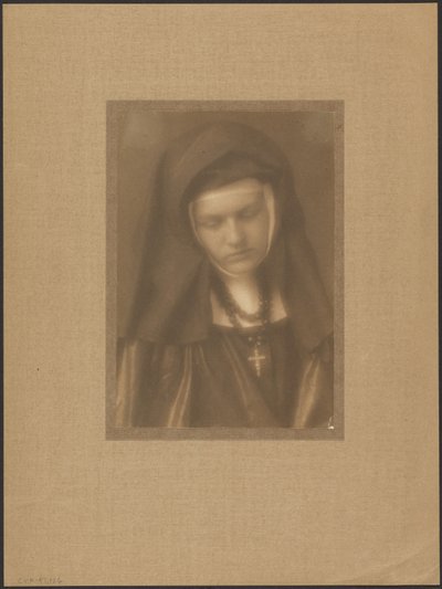 [Porträt einer Nonne] von Louis Fleckenstein