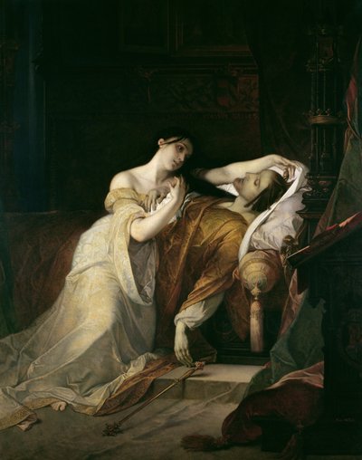 Johanna die Wahnsinnige (1479-1555) mit Philipp I. dem Schönen (1478-1506) von Louis Gallait