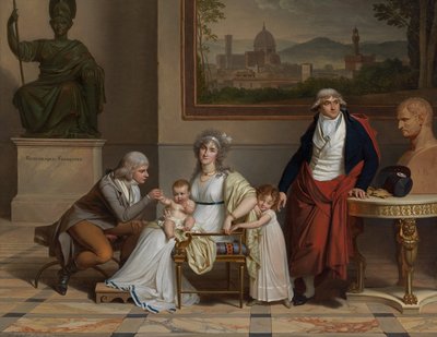 Die Familie von André-François, Graf Miot de Melito, (1762-1841) Konsul von Frankreich, akkreditiert in Florenz von Louis Gauffier