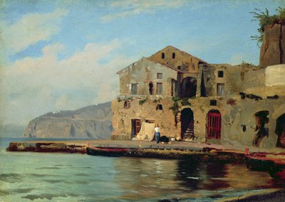 Strandhaus in Sorrent von Louis Gurlitt