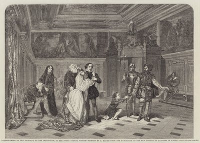 Vorkammer des Tribunals der Inquisition im Dogenpalast, Venedig von Louis Haghe