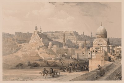 Ägypten und Nubien: Band III - Nr. 34, Die Zitadelle von Kairo, Residenz von Mehemet Ali, 1838 von Louis Haghe