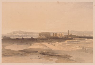 Ägypten und Nubien: Band II - Nr. 32, Karnak von Louis Haghe