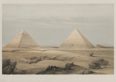 Ägypten und Nubien, Band II: Pyramiden von Gizeh von Louis Haghe