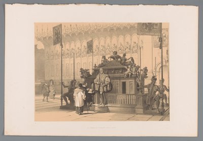 Grabmal von Kaiser Ludwig dem Bayern in München von Louis Haghe