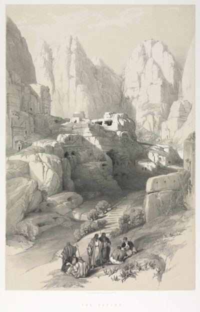 Das Heilige Land, Syrien, Idumäa, Arabien, Ägypten & Nubien: Petra von Louis Haghe
