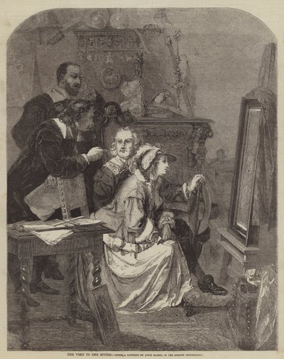 Der Besuch im Atelier von Louis Haghe