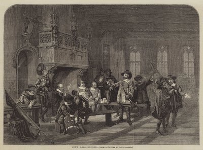 Rathaus, Brügge von Louis Haghe