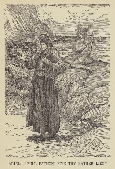 Ariel, Fünf Faden tief liegt dein Vater von Louis John Rhead