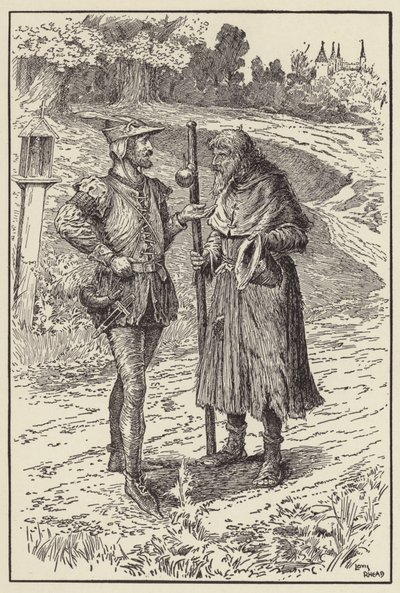 Komm, tausche deine Kleidung gegen meine, alter Mann von Louis John Rhead