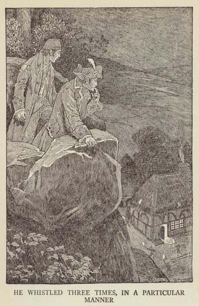 Illustration für Entführt von Robert Louis Stevenson von Louis John Rhead