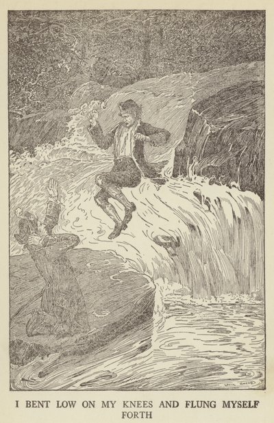Illustration für Entführt von Robert Louis Stevenson von Louis John Rhead