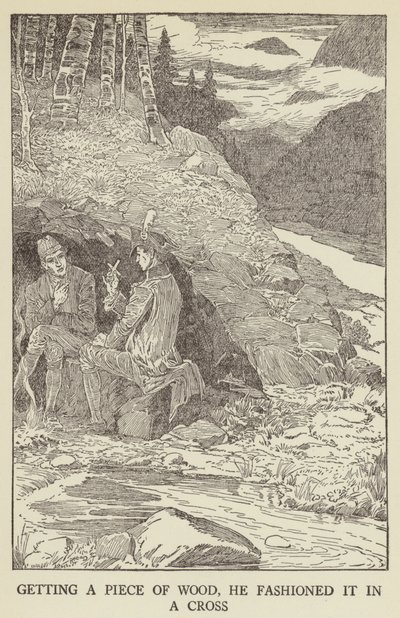 Illustration für Entführt von Robert Louis Stevenson von Louis John Rhead