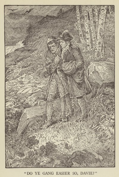 Illustration für Entführt von Robert Louis Stevenson von Louis John Rhead