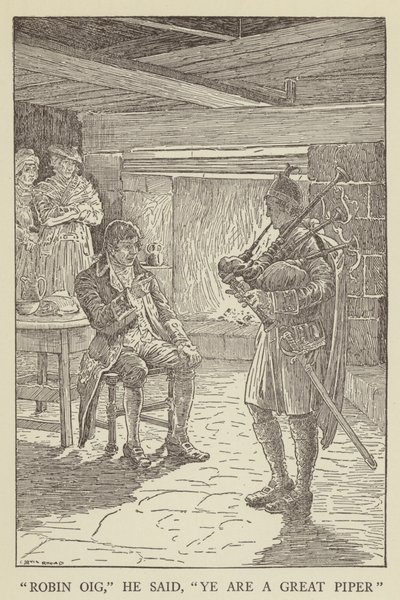 Illustration für Entführt von Robert Louis Stevenson von Louis John Rhead