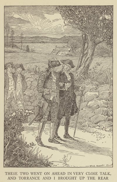 Illustration für Entführt von Robert Louis Stevenson von Louis John Rhead