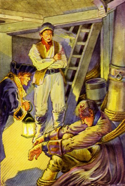 Illustration für Entführt von Robert Louis Stevenson von Louis John Rhead
