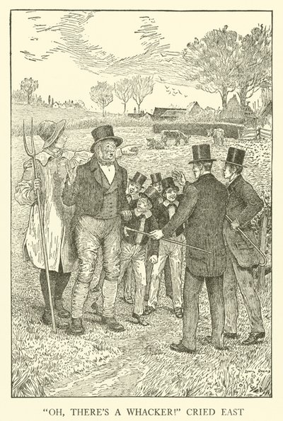 Illustration für Tom Browns Schulzeit (Stich) von Louis John Rhead