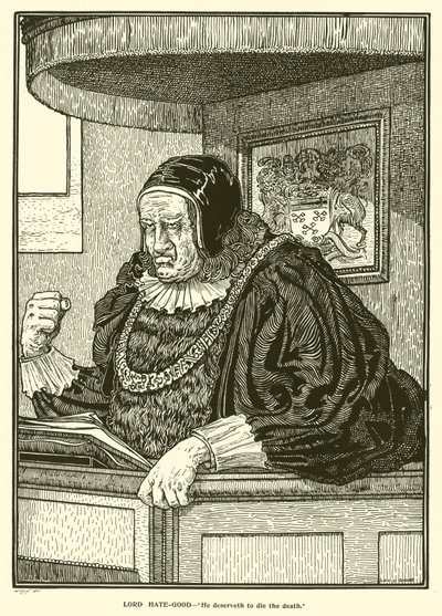 Lord Hate-Good (Gravur) von Louis John Rhead