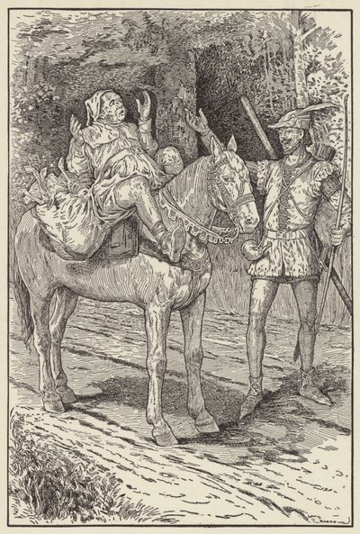 Nein, sagte Robin, fürchte nichts, denn ich werde dir keinen Schaden zufügen von Louis John Rhead