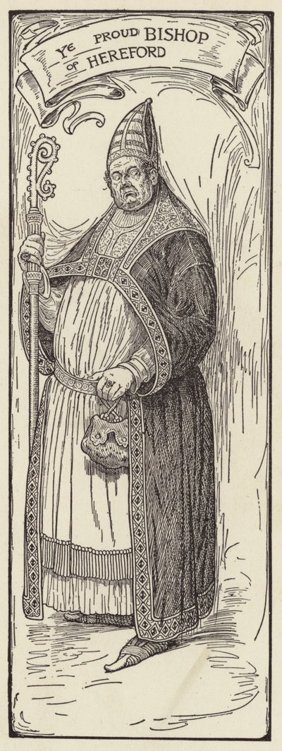 Der stolze Bischof von Hereford von Louis John Rhead