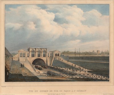 Die Eisenbahn von Paris nach St. Germain, Place de l