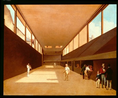 Innenansicht des Jeu de Paume, Versailles von Louis Leopold Boilly