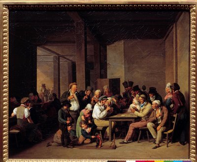 Spieler in einem Kabarett von Louis Leopold Boilly