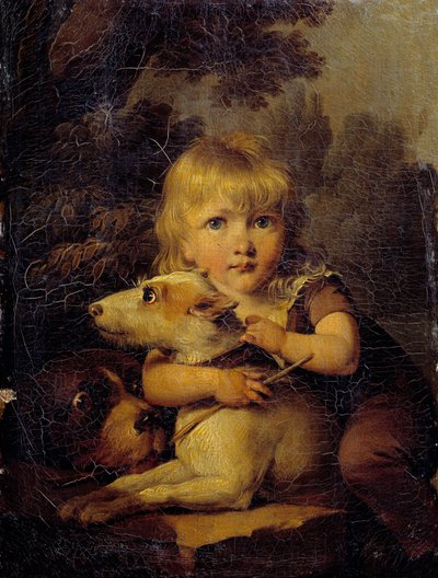 Porträt von Louis Arnault (1803-1885) als Kind von Louis Leopold Boilly