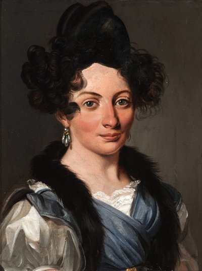 Porträt von Marie-Marthe Perpétue de Banyuls de Montferré, geborene de Chavigny von Louis Leopold Boilly