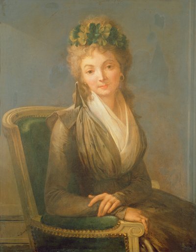 Porträt vermutlich von Lucile Desmoulins (1771-94) 1794 von Louis Leopold Boilly