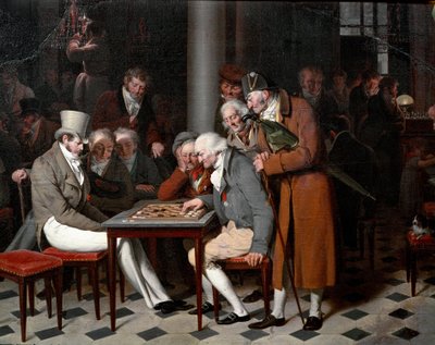 Das Innere eines Cafés sagt „die Damenparty im Café Lamblin“ im Palais Royal in Paris. (Detail) Gemälde von Louis Leopold Boilly (1761-1845), um 1820 von Louis Leopold Boilly