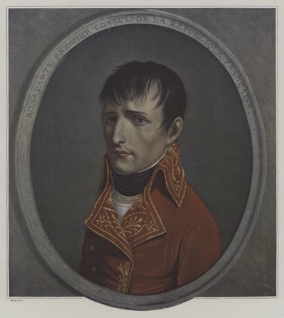 Napoleon Bonaparte, Erster Konsul der Französischen Republik von Louis Leopold after Boilly