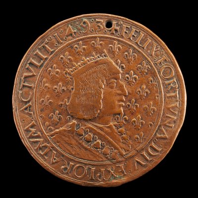 Karl VIII., 1470-1498, König von Frankreich 1483 [Vorderseite], 1493-1494 von Louis Lepère