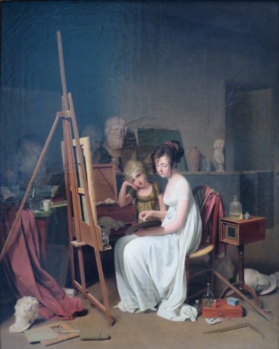 Atelier des Künstlers von Louis Leopold Boilly