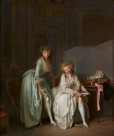 Louis-Léopold Boilly - Vergleich kleiner Füße von Louis Leopold Boilly