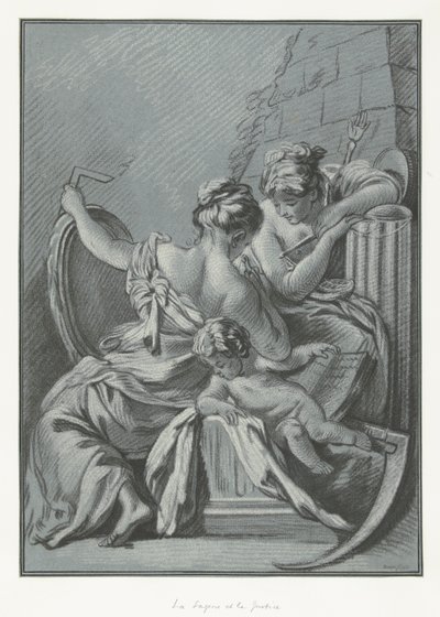 Die Weisheit und die Gerechtigkeit von Louis Marin Bonnet