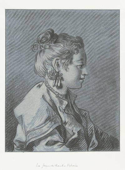 Porträt eines finnischen Zimmermädchens von Louis Marin Bonnet