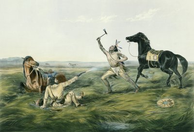 Der letzte Schuss, veröffentlicht von Currier & Ives von Louis Maurer