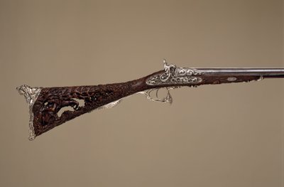 Doppelläufige Perkussionsflinte, Französisch, Paris, datiert 1854 von Louis Perrin