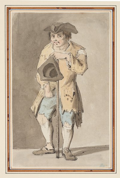 Studie eines Bettlers von Louis Philippe Boitard